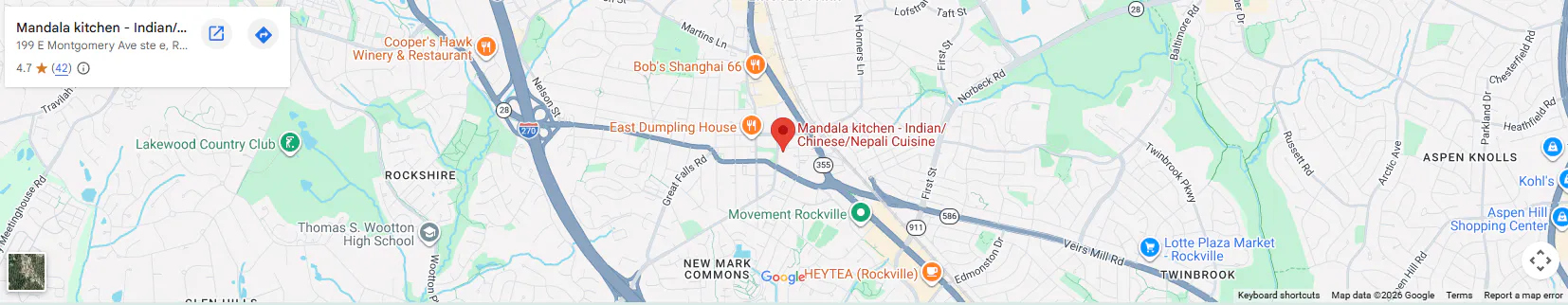 Location 199 E Montgomery Ave ste e, Rockville, MD 20850